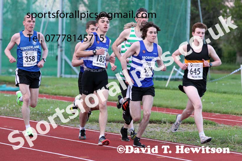 3000 metres, 2021 North East Grand Prix No. 2, Monkton, Wednesday, May 19th. Photo: David T. Hewitson/Sports for All Pics